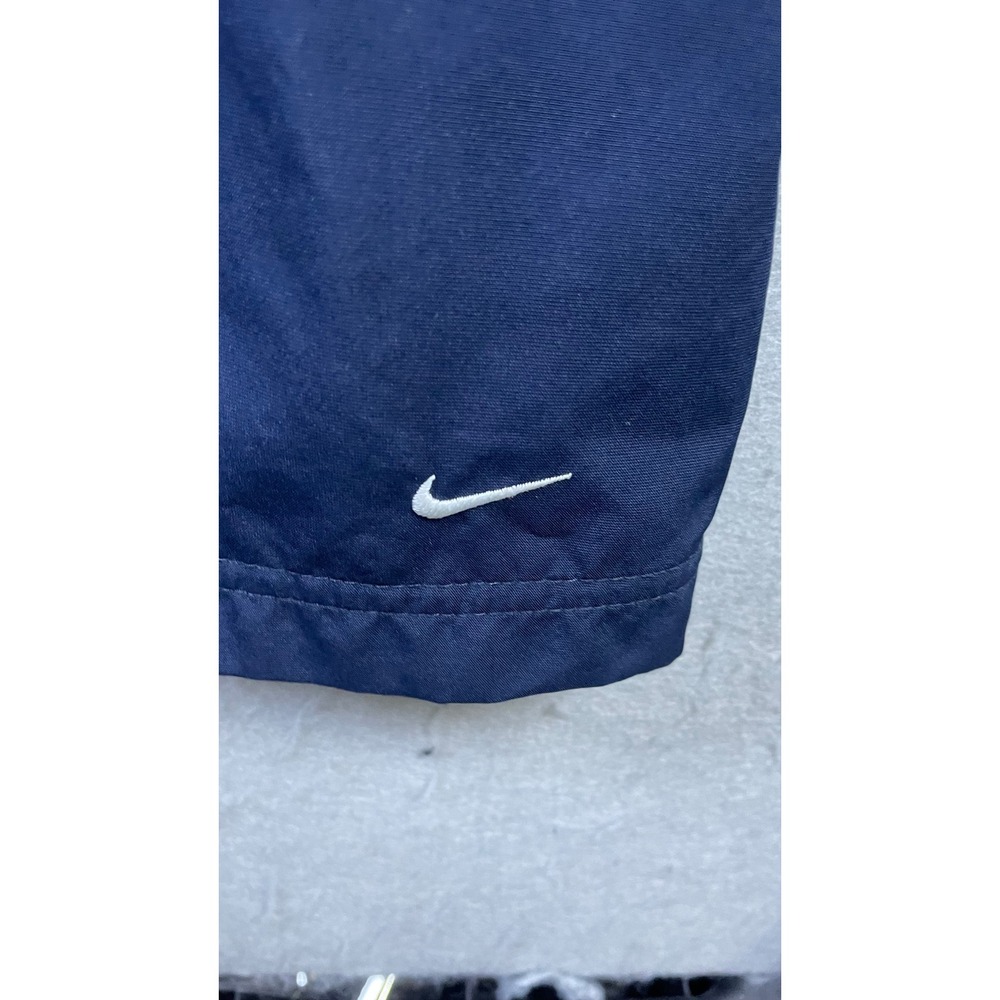 Nike Track Pants Mens XL Navy Blue Good Striped Waist Athletic Swoosh Logo - Picture 10 of 10